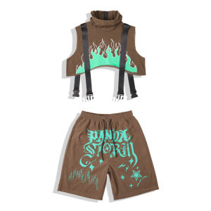 PANDA STORM | Childrens Performance Clothing Set Street Dance Jazz Hip Hop Fashion