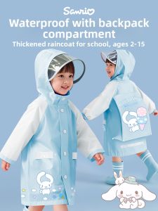 MIJAK | Girls School Use Waterproof Raincoat with Backpack Space