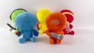 20CM Alan Becker Stuffed Plush Toy Stickman Plush Fishing Doll Gift for Kids