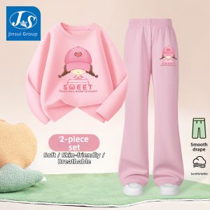 JS | Stylish New Autumn Girl Set Flared Pants
