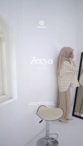KEMEJA ZEEYA BASIC SHIRT BY DEENAY BAHAN COTTON POLLY ATASAN WANITA PREMIUM CANTIK MURAH SIMPEL