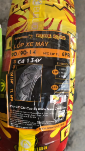 Vỏ xe AB AirBlade bánh [ sau hoa ] gai Dragon/Fireking không xài ruột ( săm )