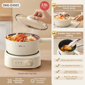[China Plug Adapter Needed] Bear | Multi-Function Portable Electric Hot Pot