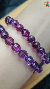 Graduation Grade Faceted Amethyst Bracelet