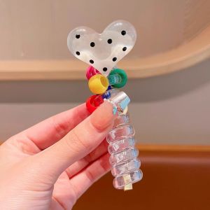 เครื่องมือผูกผมเด็กผู้หญิง Bubble Braid อุปกรณ์เสริมผมหางม้าสายโทรศัพท์ ยืดได้ วง < Ne1> เครื่องประดับแฟชั่นสําหรับเด็ก