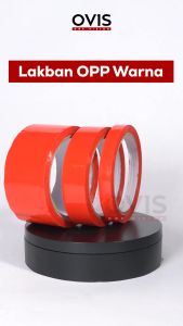 Lakban Isolasi Warna Warni Selotip Pigment Tape Ovis 12mm 24mm 45mm 50 Yard
