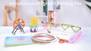 Others | Low temperature 3D printing pen student girl handmade Christmas gift (scissors supplies and other accessories color random)