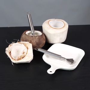 Coconut Grater Coconut Shaver Stainless Steel Coconut Scraping Tools Coconut Scraper