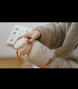 Zowoki X17 Art Book Series Thermos Drinking Bottle with Straw (1000ml)