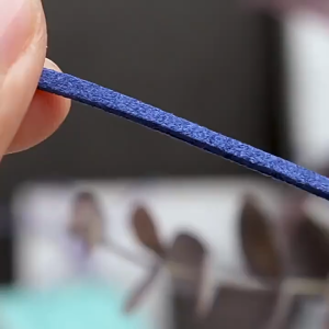 เชือกแบนหนังชามัว (ราคาต่อ 5 หลา) เชือกหนังกลับ นิ่ม สำหรับถักกำไล ทำสร้อย แฮนด์เมด DIY Suede Cord