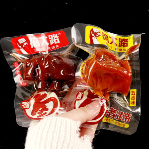 Jiadao Road Pigs Knuckle Spicy Braised Flavor Trotter Open Bag Cooked Meat Snacks Instant Spicy Vacuum Braised Flavor Small Package