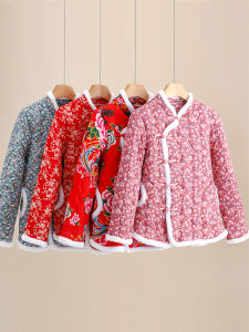 เสื้อแจ็คเก็ตผ้าฝ้ายคอตตอนแขนยาวปุ่มสำหรับผู้หญิงฤดูหนาวปี 2025 เสื้อคลุมกันหนาวสไตล์จีนแผ่นดินใหญ่ สไตล์ย้อนยุค ทรงหลวม ปกโปโล