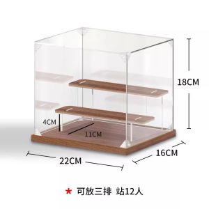 Hộp Đựng Đồ Chơi Acrylic Magnetically Mở Hộp Đựng Đồ Chơi Búp Bê Hộp Trưng Bày Chống Bụi Cho Đồ Chơi Búp Bê TPU Trong Suốt