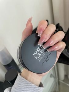 Blush Wear Armor High Grade Nude French Mid-Length Handmade Custom Finished Nail Beauty Nail Patch Detachable