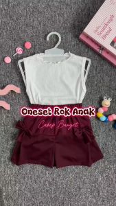 BOBOHO - SET SHAYLA ROK ANAK PEREMPUAN LOKAL / ATASAN ROK PENDEK ANAK PEREMPUAN MOTIF PITA