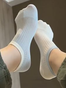 Tất Vớ Lười Nam Nữ Cotton Phối Viền Màu Sweet Xinh - 100style