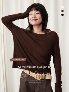 Lagur | Quần Áo Knitwear Dễ Dàng Thoáng Khí Chống Nắng Off-shoulder