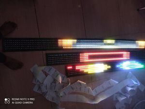 Strobo Kaca 5baris animasi Text wifi edit hp