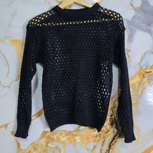 Keira Crop top rajut premium  Atasan Keira rajut jaring Sweater rajut bolong wanita allsize. Outer Oversize Knitwear