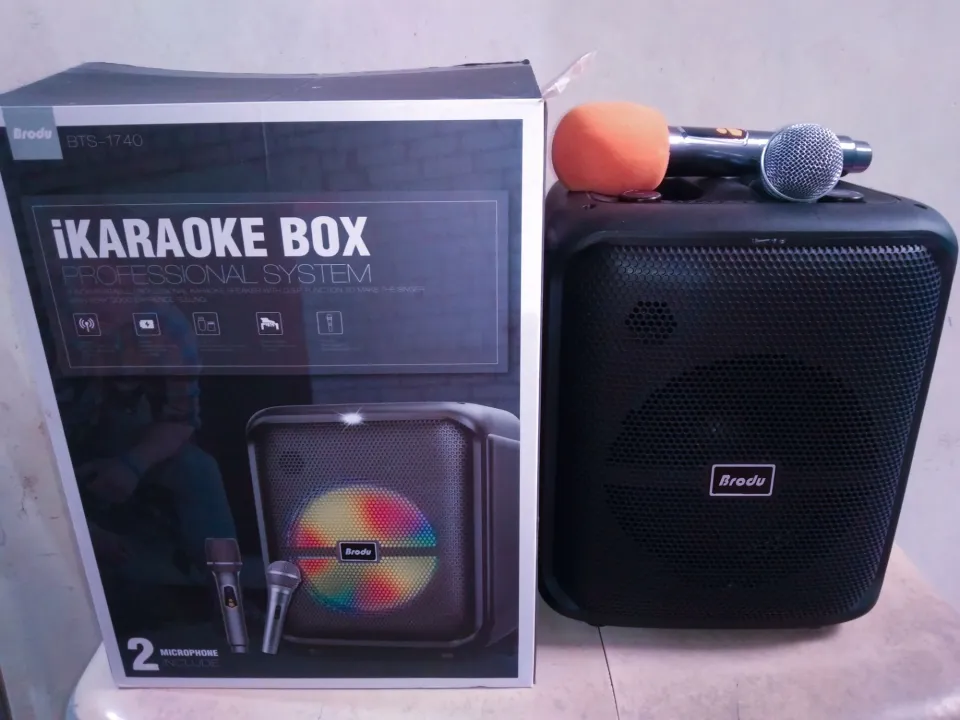 BTS 1740 Brodu Bluetooth karaoke speaker with free Microphone