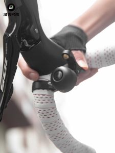Rock Brothers Road Bike Bell Curve Handlebar Bicycle Horn Commuting Single Speed Cycling Vintage Style Clear Sound Alarm