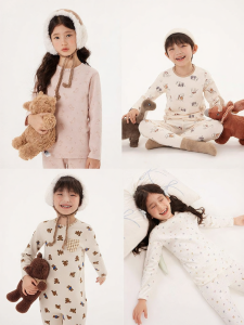 MUCMUKN | Double-sided Flannel Warm Children Underwear