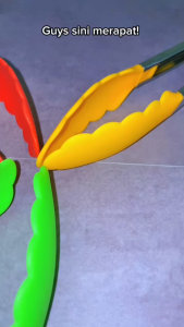 Penjepit Makanan Plastik 25CM & 35CM Food Tongs / Capitan Makanan Plastic Food Grade Tahan Panas