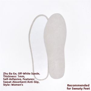 Ultra-Thin Genuine Leather Shoe Insole Non-Slip Wear-Resistant Breathable Sweat-Absorbent Deodorizing for Men and Women