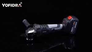 388VF Brushless Cordless Angle Grinder With 2pcs 388VF Batteries Grinding Machine Cutting Electric Grinder Power Tool