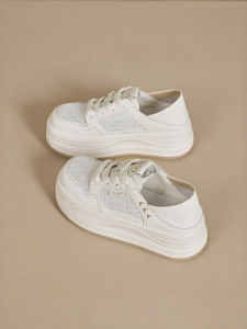 Josiny | Breathable Webbing High Sole Sneakers