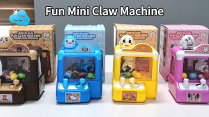 Wonderful Toys Mini Claw Machine Toy Desktop Ball Capsule Catcher Animal Arcade Game Educational Toys for Kids Gift