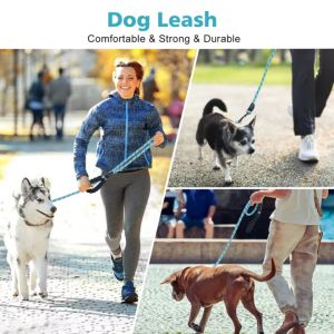 สายจูงสุนัขสำหรับเล็กกลางใหญ่เชือกจูงสุนัขผ้าไนลอนสำหรับจูงสุนัขที่มีน้ำหนักมาก