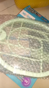 V777RN Raket Nyamuk Listrik + LED UV Charge Multi Fungsi 2 in 1 VDR-R1