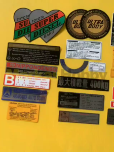 Stiker Toyota Land Cruiser BJ40 Diesel Warning Set