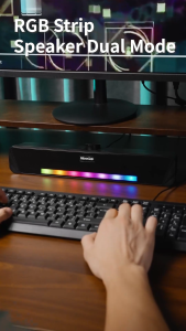 MeeGoo Bluetooth Speaker Sound Bar Wired/Wireless Bluetooth BASS Stereo Speaker RGB Speaker HIFI Subwoofer Powerful Speaker COD