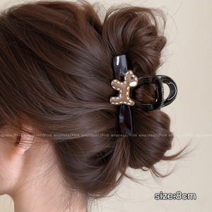 PINK EMPRESS | Medium Size Suitable for Thin Hair Elegant Floral Hair Claw