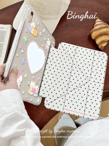 Acrylic Protective Case for iPad 11 2025 pro 11 10.2 Inch iPad 10 Gen 9 High Transparent Love Cat Mini 7 6 Horizontal Vertical Screen Tablet Case