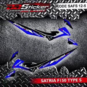 STRIPING MOTOR SUZUKI SATRIA FU 150 FACELIFT TIPE S | STICKER LIST SAFS 12 PETRONAS