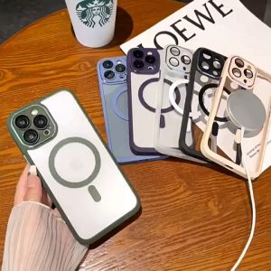 SENSE Camera Lens Protection Case Magnetic Anti Drop Shockproof Transparent Hard Case For iPhone 15 14 13 12 11 Pro Max