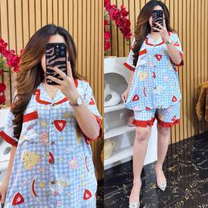 ONESET LAURIA PIYAMA PENDEK DST
