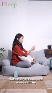 HLOOP New Release G2 Romance Couple Motif Warna Kekinian sofa malas
