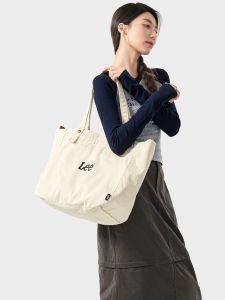Lee Commuter Tote Bag Large Capacity Outdoor Travel Shoulder Bag Womens Handbag City Simple Style Double Strap Open Top
