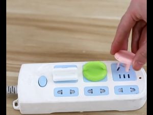 Set 10 bịt ổ điện chống giật bảo vệ an toàn điện cho bé loại 2 chân 3 chân nhựa ABS siêu bền chống cháy nổ-HAUSE