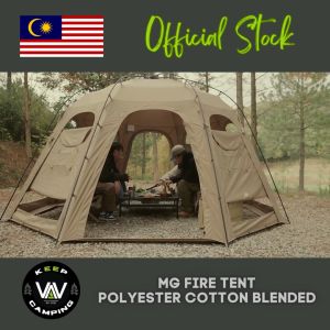 NATUREHIKE MG Fire Tent | Spacious Outdoor Camping Shelter with Safe Indoor Cooking