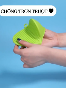 Bộ 2 găng tay kẹp nhấc nồi silicon tiện dụng hình mỏ vịt chịu nhiệt cao G209-2NNvit-sili