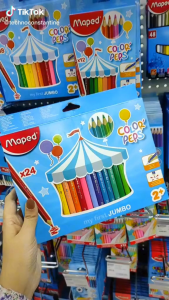 Pensil Warna Anak Balita Maped Colorpeps My First Jumbo Colour Pencils Prancis