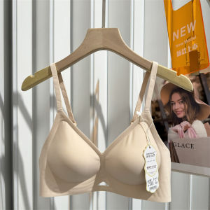 Tagkita Seamless Half Cup Thin Jelly Strapless Bra Breathable Gathered No Steel Ring Suitable for Young Women U-Back Design