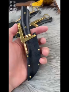 Dori D2 Outdoor Hunting Knife with Sheath / Portable Camping Utility Knife for BBQ Fishing & Survival DMC