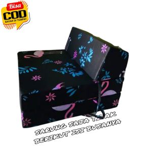 cover atau sarung kasur resleting busa sofalipat jumbo size 200x120x14cm