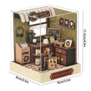 DIY Wooden Artisan Jewels Cottage Figurines Miniatures DollHouses Kits Mini Casa for Friends Birthday Gifts Home Decor Crafts